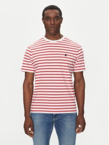 Save The Duck T-Shirt DT1743M BESY20 Czerwony Regular Fit