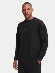 HUGO Bluza Noah 50566160 Czarny Regular Fit