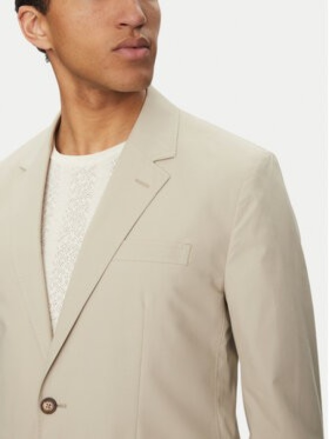 Michael Kors Marynarka CS5100THC2 Beżowy Slim Fit