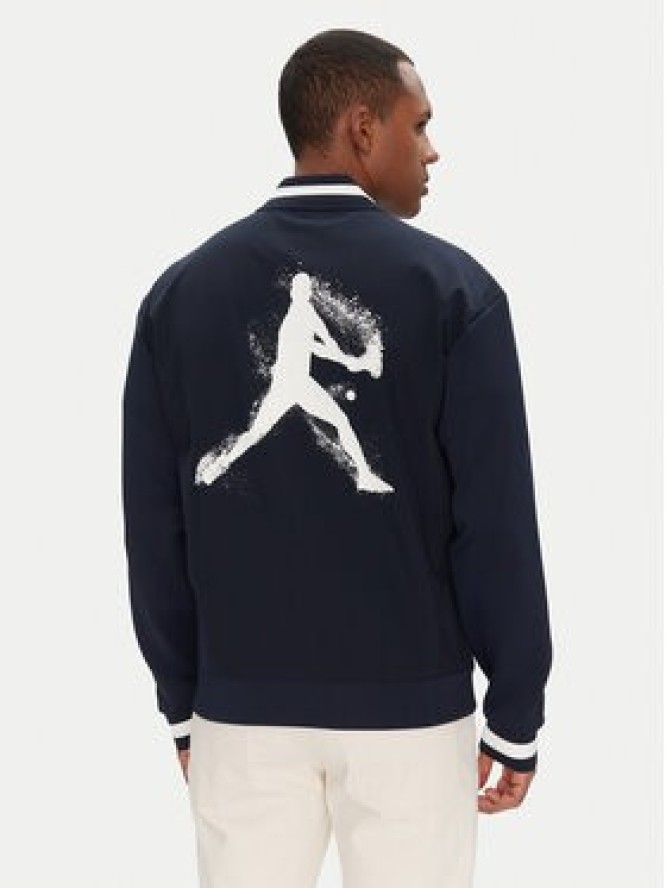 Lacoste Kurtka bomber SH1045 Granatowy Regular Fit