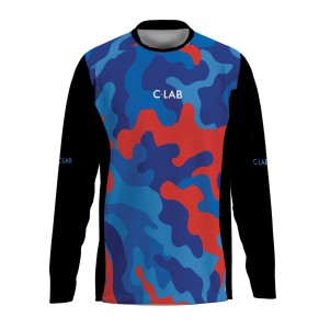 Koszulka MTB Enduro z długim rękawem Camo