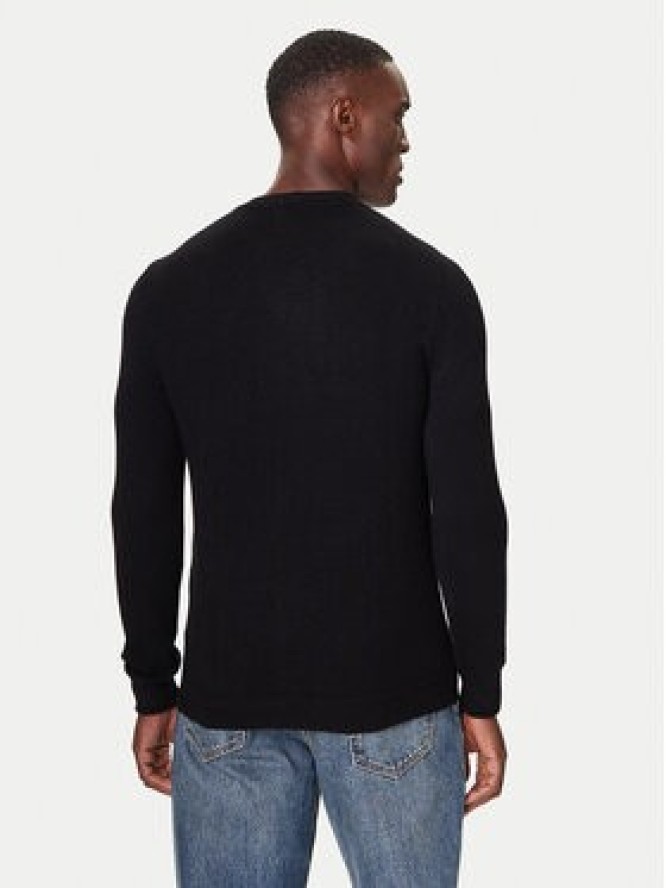 Guess Sweter M5BR35 Z2ZK2 Czarny Regular Fit