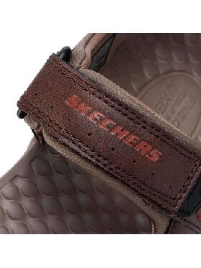 Skechers Sandały Hirano 204106/BRN Brązowy