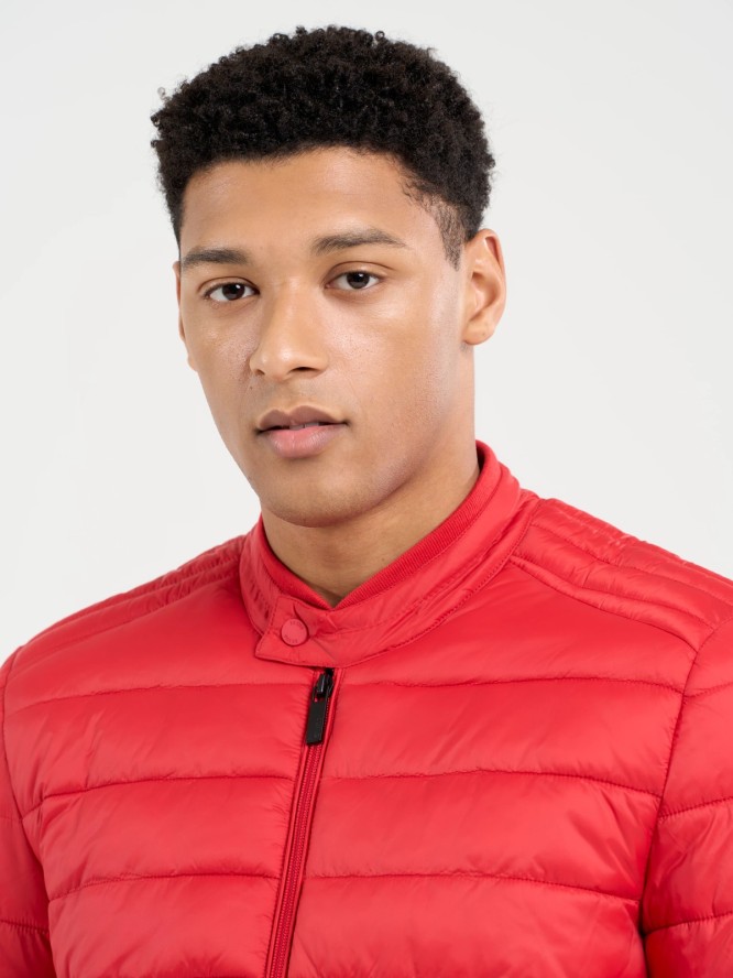 Kurtka męska pikowana czerwona Kamilos 603