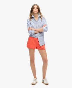 superdry Szorty Sports Tech Racer z dzianiny interlock – HOT CORAL
