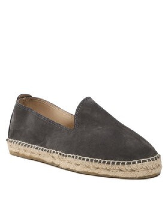 Manebi Espadryle Suede Flat Espadrilles W 1.0 C0 Szary
