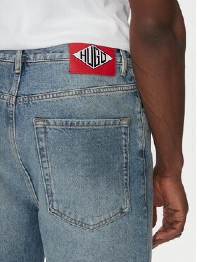 HUGO Szorty jeansowe 50537709 Niebieski Regular Fit
