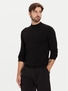 HUGO Sweter San Marc 50546856 Czarny Slim Fit