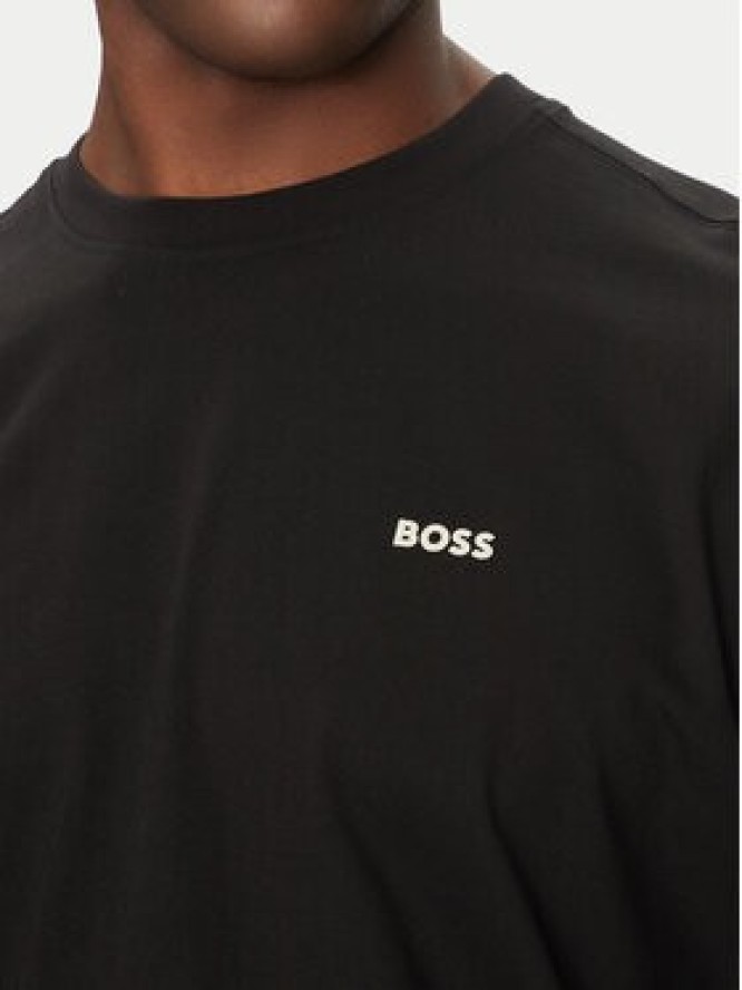BOSS T-Shirt Te_Surfaceshort 50534925 Czarny Relaxed Fit