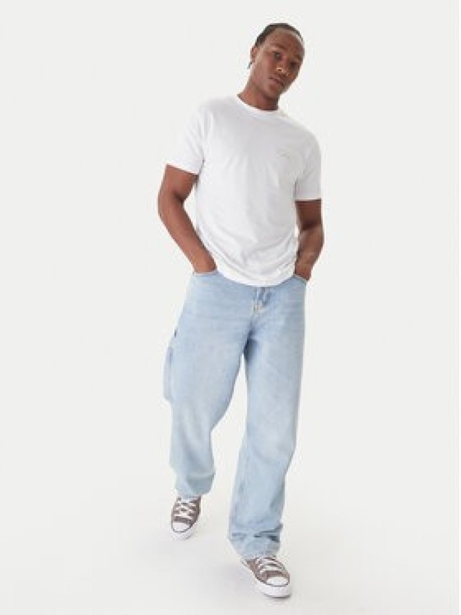 Quiksilver T-Shirt Anchor EQYZT08178 Biały Regular Fit