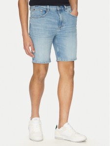 Tommy Hilfiger Szorty jeansowe Brooklyn MW0MW39195 Niebieski Slim Fit