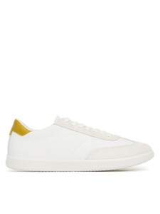 Calvin Klein Sneakersy Low Top Lace Up Cv Mix HM0HM01724 Biały