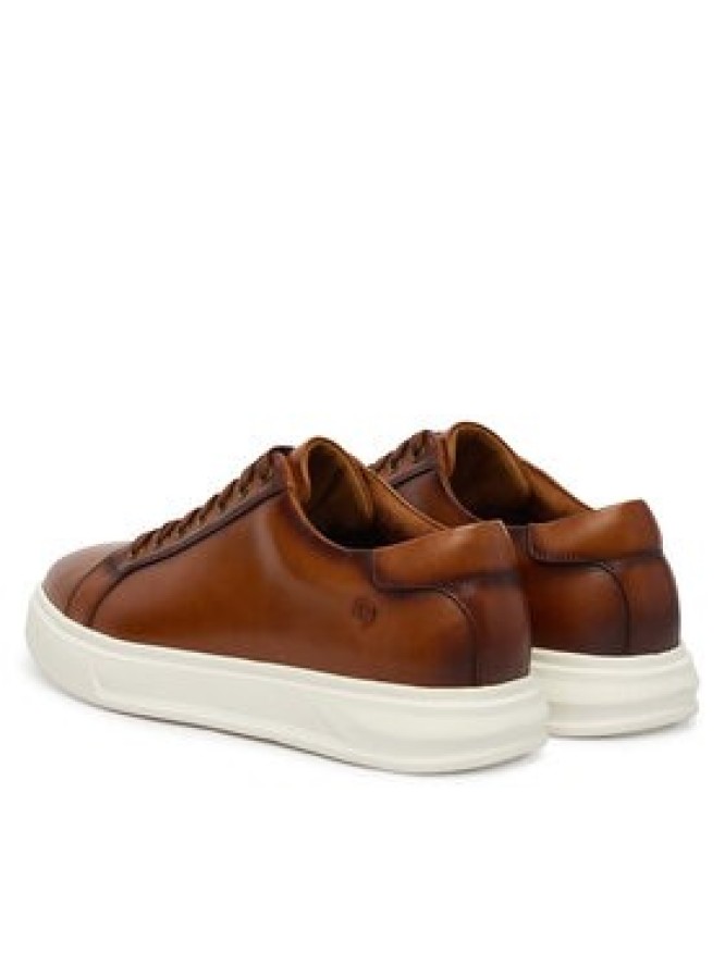 Clarks Sneakersy Goswell Tie 26186561 Brązowy