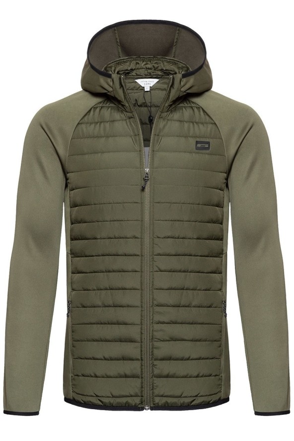 KURTKA JACK & JONES JCOMULTI QUILTED JACKET NOOS GRAPE LEAF 12110590