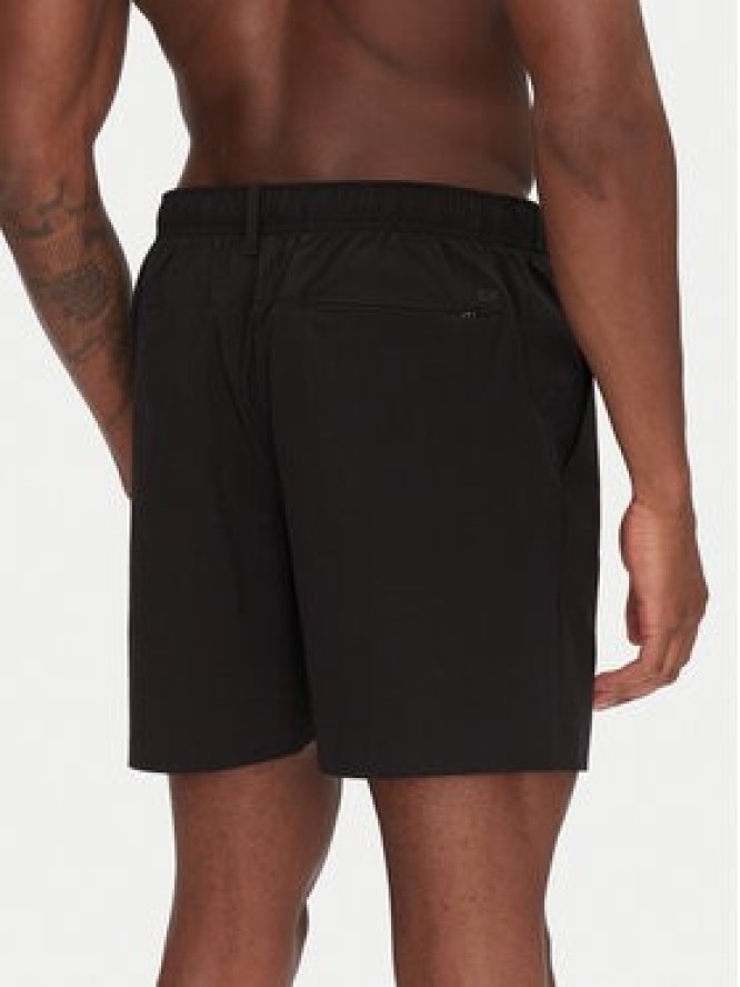 Calvin Klein Swimwear Szorty kąpielowe KM0KM01118 Czarny Regular Fit