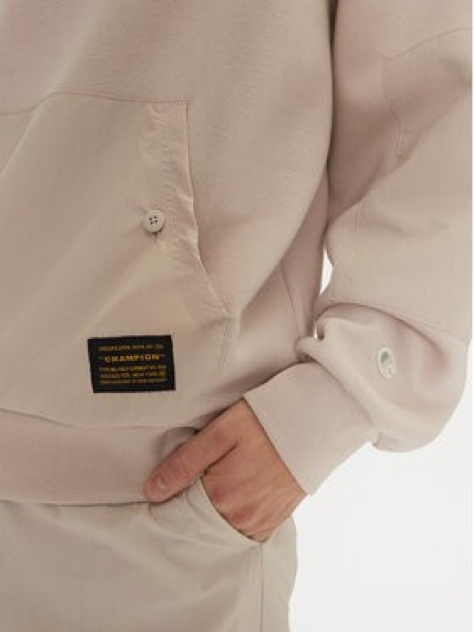 Champion Bluza 220420 Écru Loose Fit