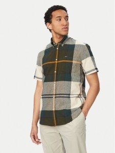 Barbour Koszula Douglas MSH5077TN51 Zielony Regular Fit