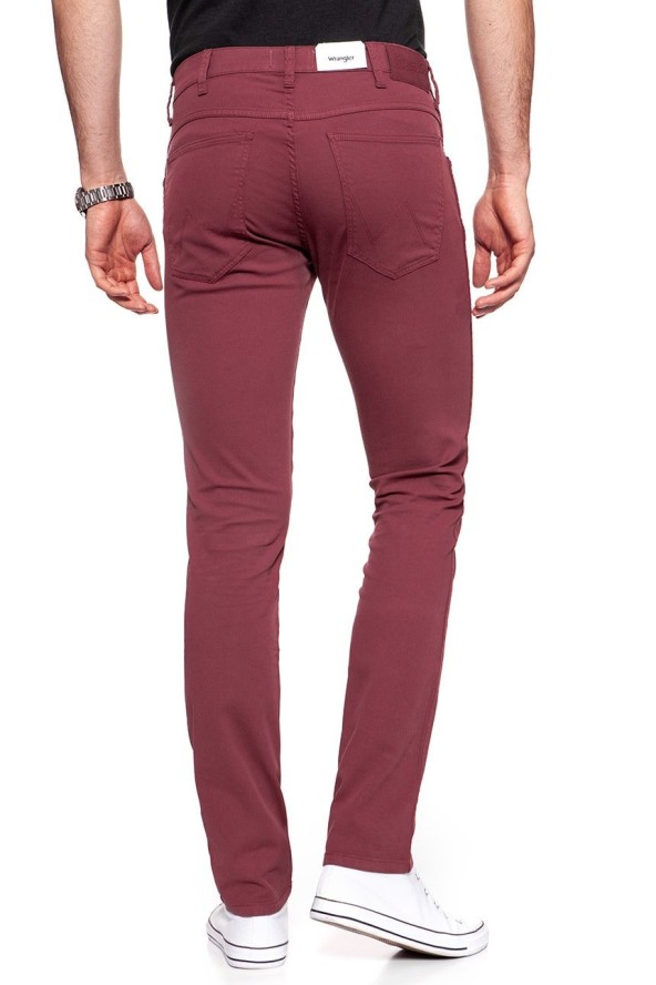 WRANGLER SPODNIE MĘSKIE LARSTON CORDOVAN RED W18SHD13G 112127497
