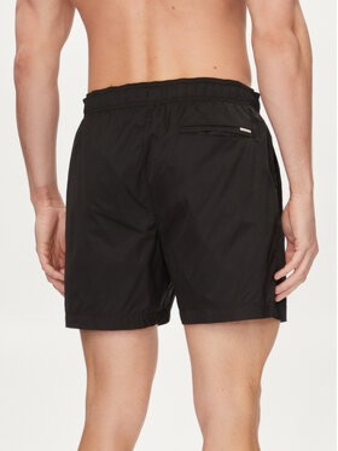 Calvin Klein Swimwear Szorty kąpielowe KM0KM00939 Czarny Regular Fit