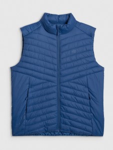 4F Bezrękawnik z wypełnieniem syntetycznym męski - granatowy 3XL