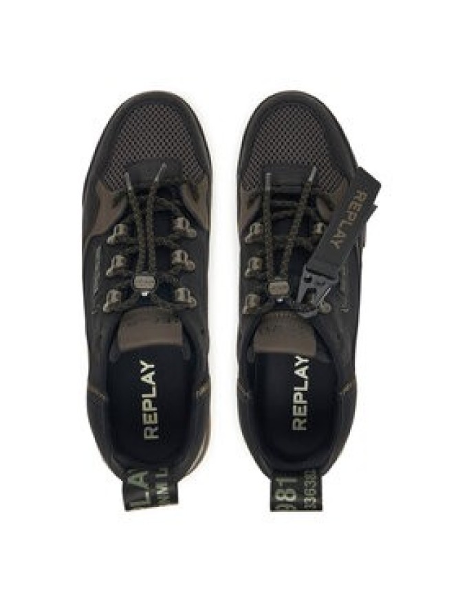 REPLAY Sneakersy Field M 2.0 GMS8L .000.C0018L Czarny