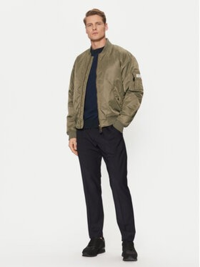 Guess Jeans Kurtka bomber M5RL81 WHAA2 Khaki Regular Fit