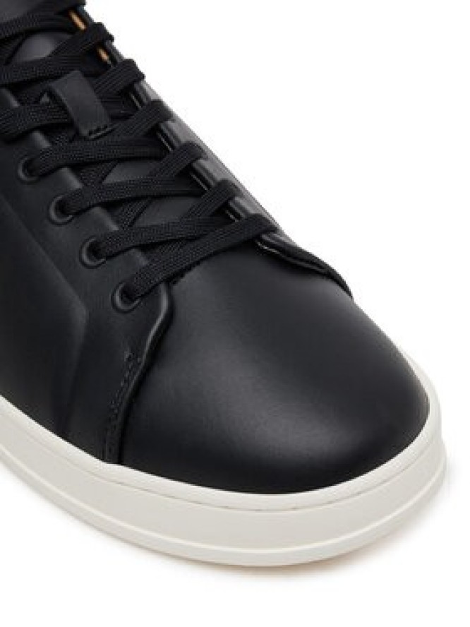 Calvin Klein Sneakersy Pure Low Laceup Cupsole Hf Lth HM0HM01859 Czarny