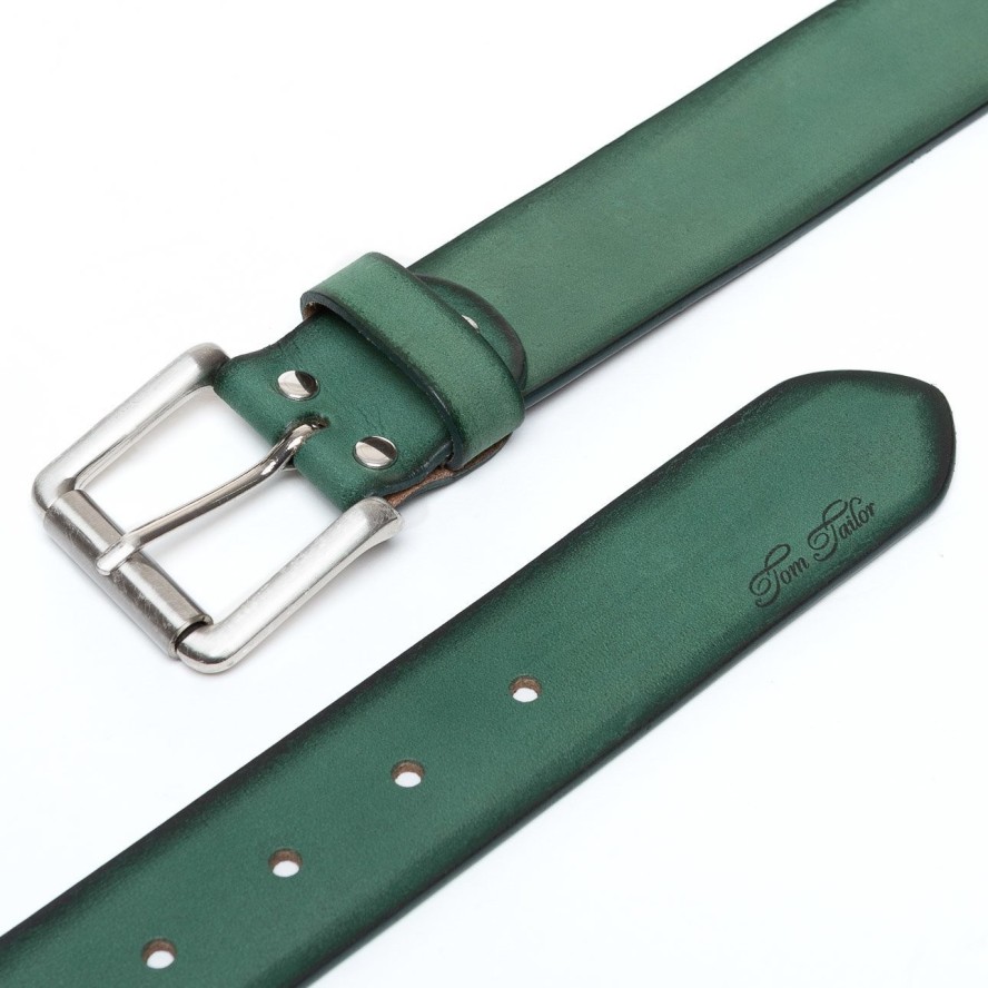 TOM TAILOR PASEK SKÓRZANY SOPO-TT376 571 40mm Ledergürtel RO2689