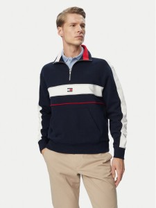 Tommy Jeans Bluza Cblock DM0DM23244 Granatowy Relaxed Fit