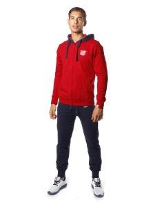 Bluza z bawełna z kaptur na co dzień na siłownię
