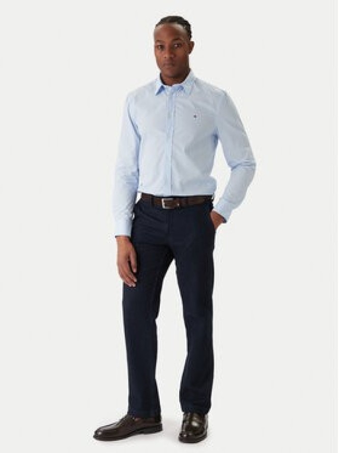 Tommy Hilfiger Koszula MW0MW40460 Błękitny Slim Fit