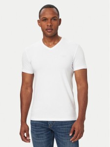 Guess T-Shirt M6YI32 K3735 Biały Extra Slim Fit