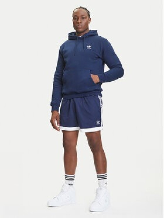 adidas Bluza Trefoil Essentials IY4929 Granatowy Regular Fit