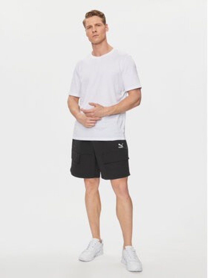 Puma Szorty sportowe Classics 624262 Czarny Relaxed Fit