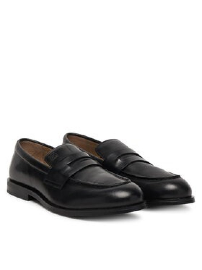 Calvin Klein Półbuty Ess Rubber Penny Loafer Pol Lth HM0HM02025 Czarny
