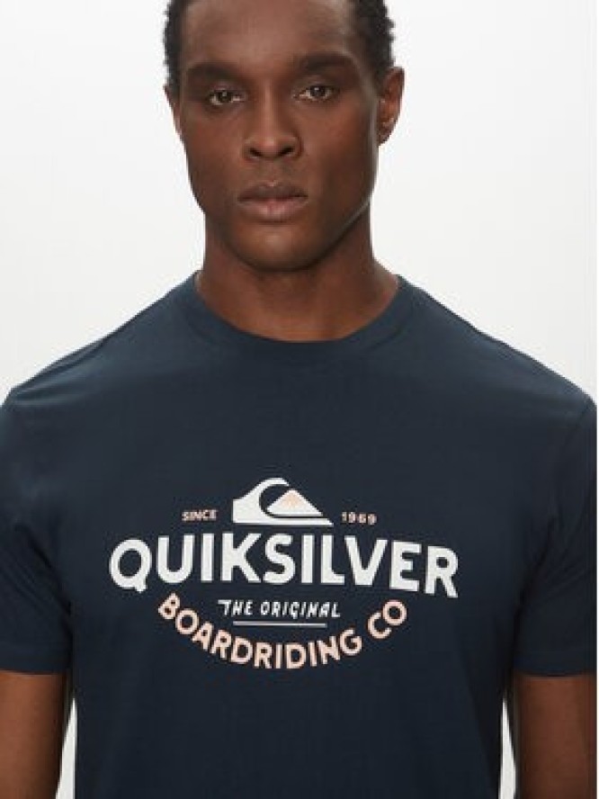 Quiksilver T-Shirt EQYZT08064 Granatowy Regular Fit