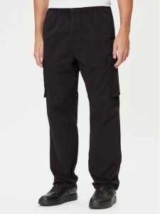 Calvin Klein Jeans Spodnie materiałowe LV040EM616 Czarny Straight Fit