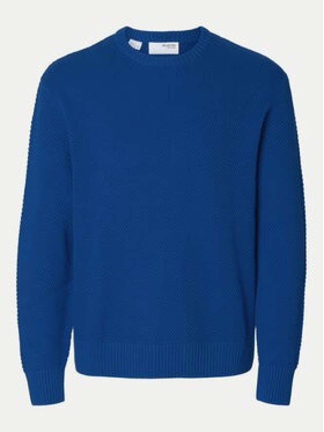 Selected Homme Sweter 16094552 Niebieski Relaxed Fit