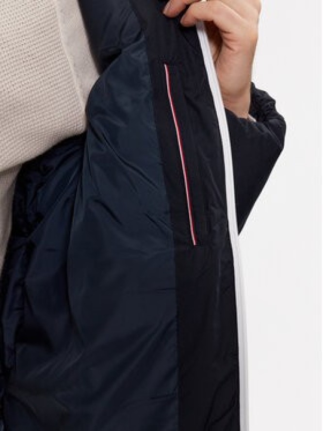 Tommy Hilfiger Kurtka zimowa Tech Stand Collar MW0MW27586 Granatowy Regular Fit