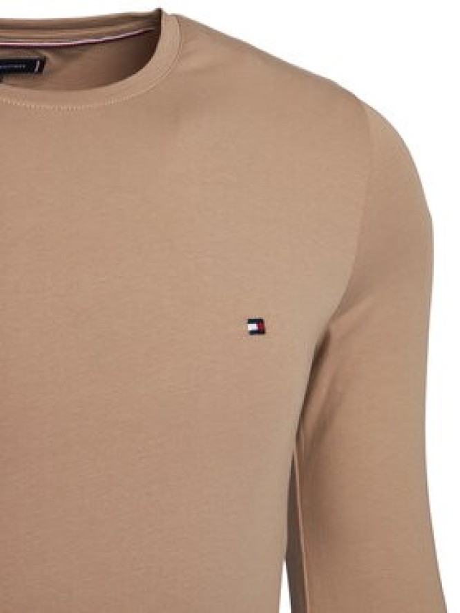 Tommy Hilfiger Longsleeve MW0MW10804 Beżowy Slim Fit