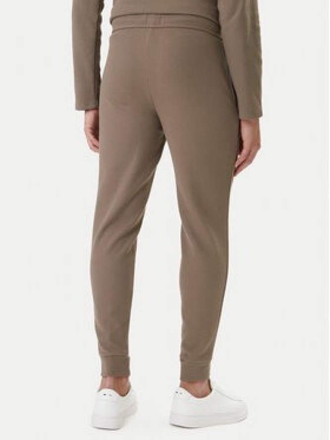 BOSS Spodnie dresowe Waffle 50535878 Brązowy Regular Fit