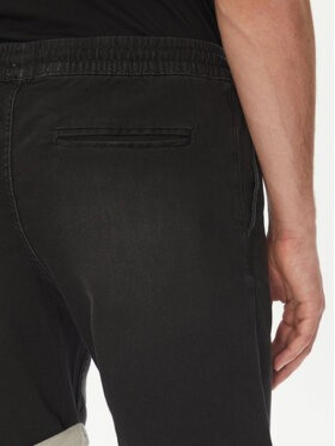 Jack & Jones Szorty jeansowe Rick 12269594 Czarny Regular Fit