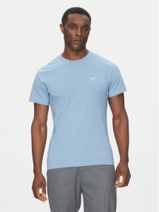 Barbour T-Shirt Essential Sports MTS0331BL33 Niebieski Tailored Fit
