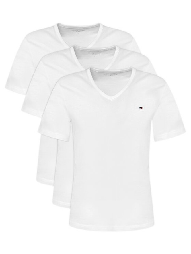 Tommy Hilfiger Komplet t-shirtów UM0UM03865 Biały Regular Fit
