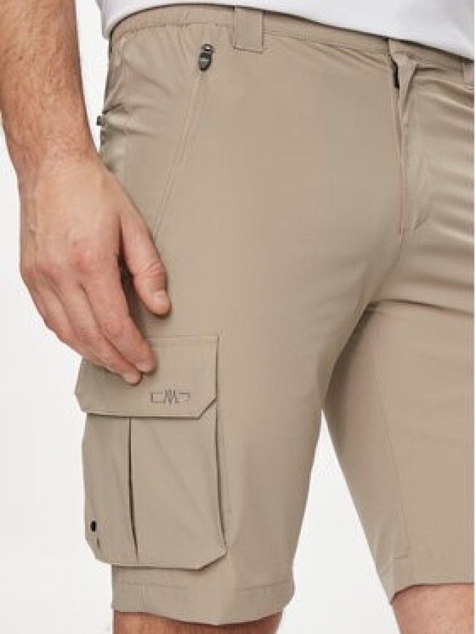 CMP Szorty materiałowe 31T5637 Beżowy Regular Fit