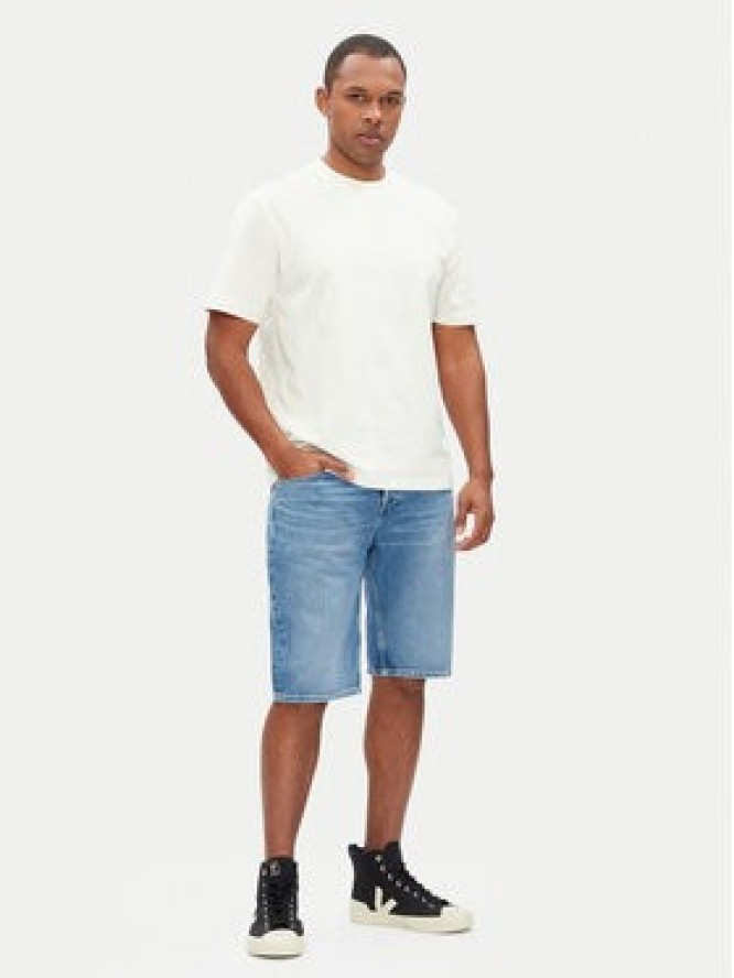 Pepe Jeans Szorty jeansowe PM801079 Niebieski Loose Fit