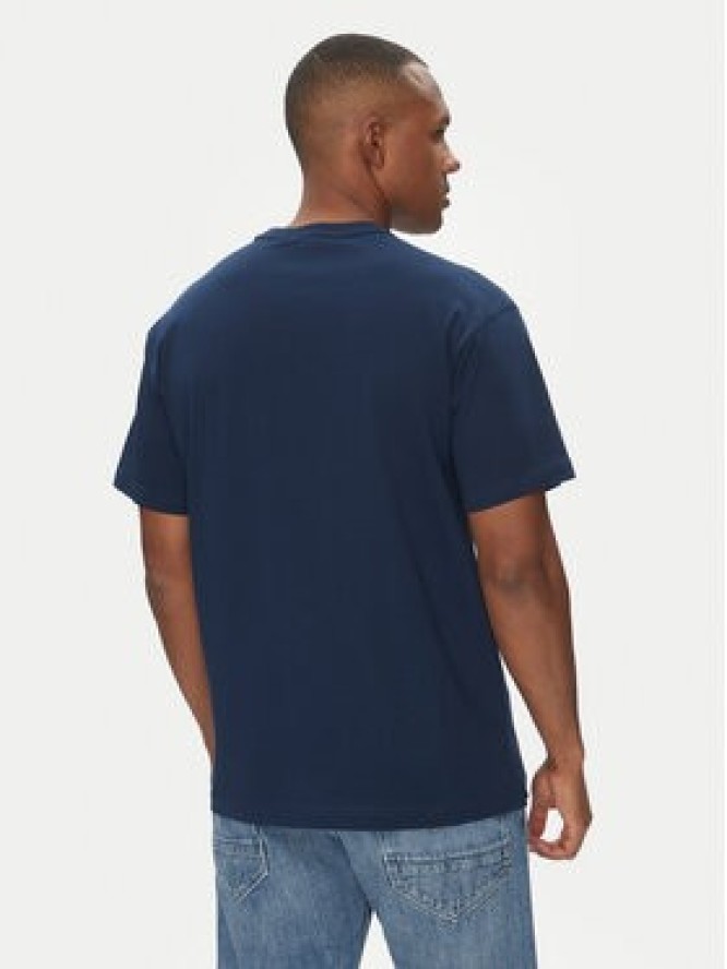 Versace Jeans Couture T-Shirt 78GAHT08 Granatowy Regular Fit