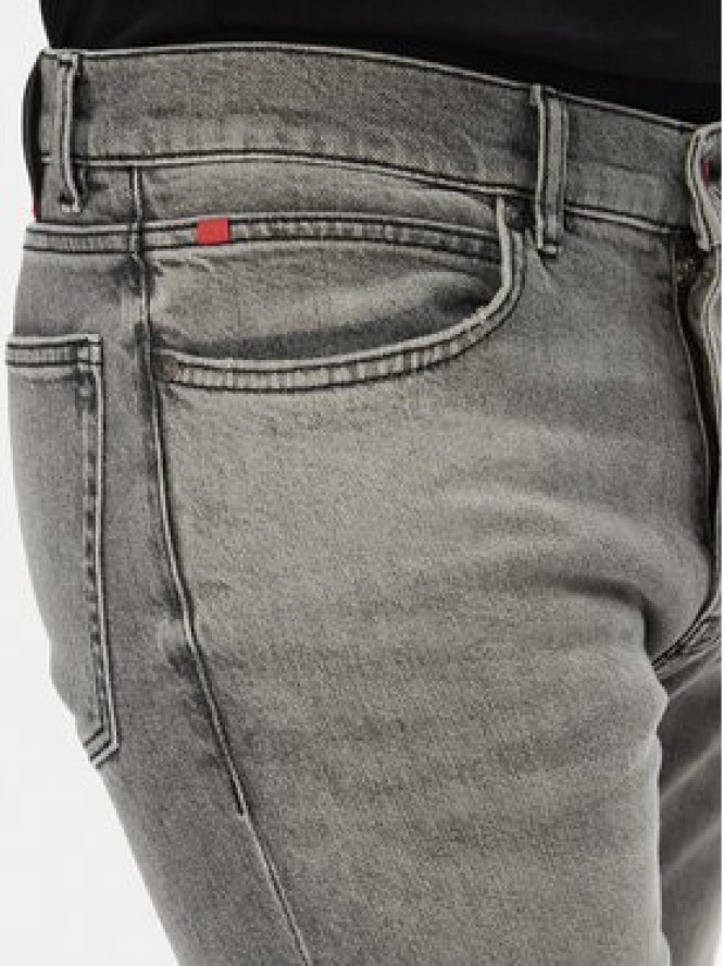 HUGO Jeansy 50542701 Szary Slim Fit