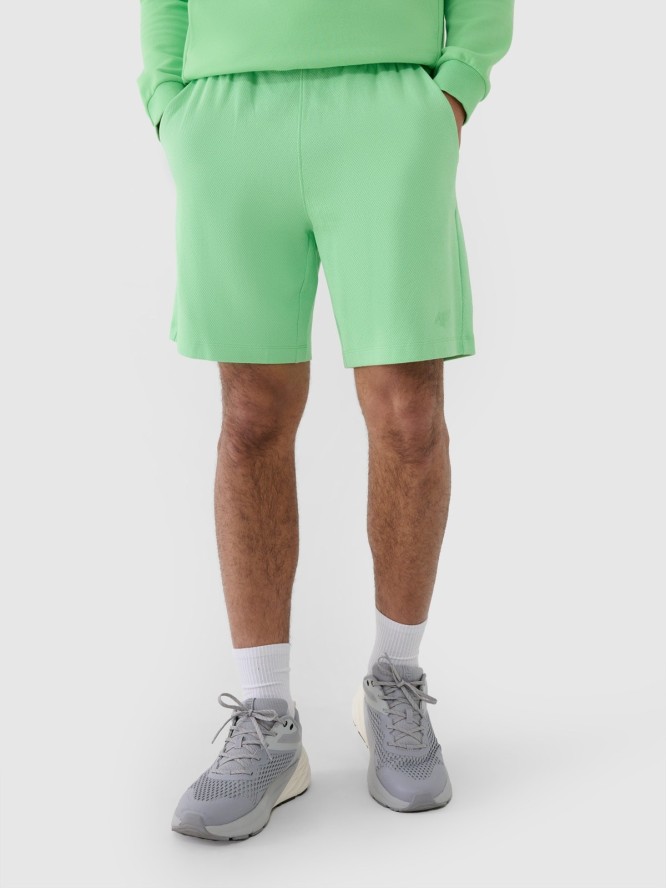 4F Spodenki dresowe męskie - zielone XL