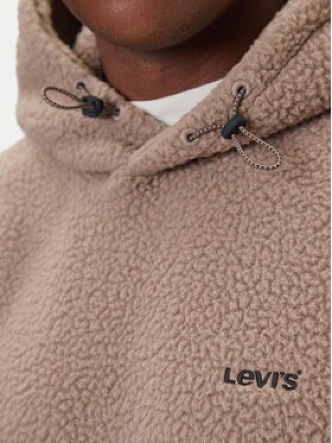 Levi's® Bluza Cozy Up A1034-0028 Écru Relaxed Fit